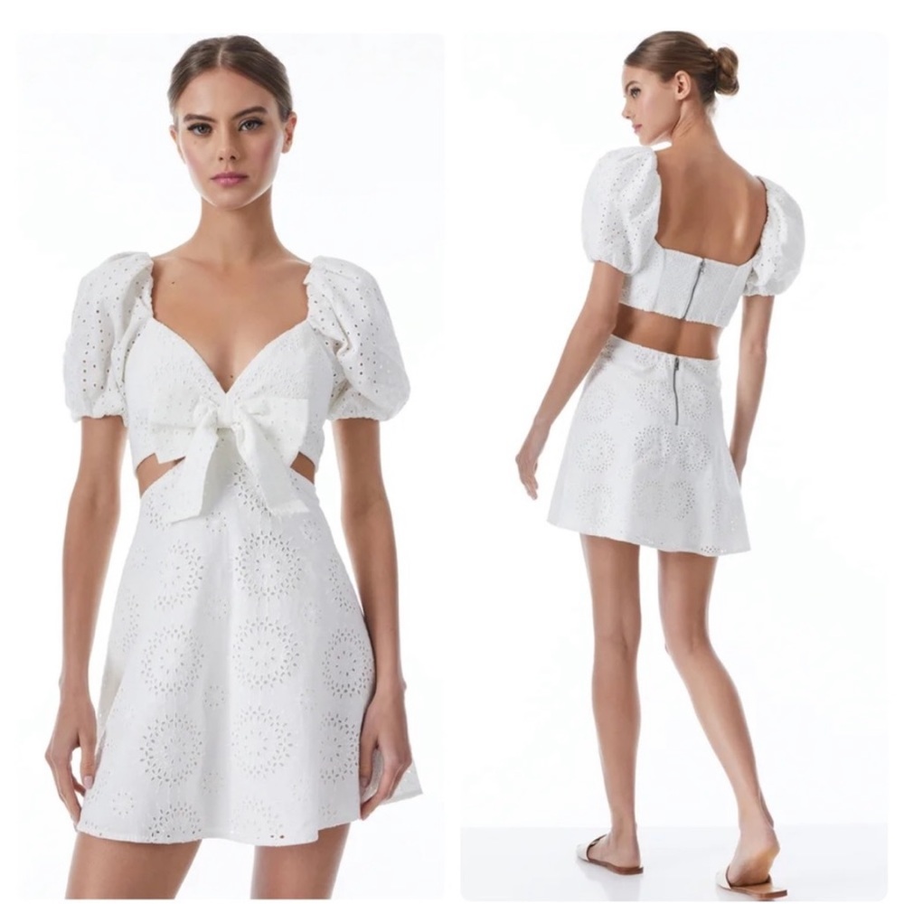 Alice & Olivia Queenie Cutout Dress